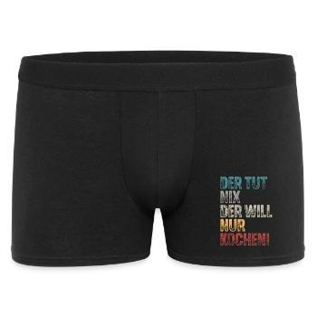 Koch - Männer Boxer Shorts - Schwarz - Vorne