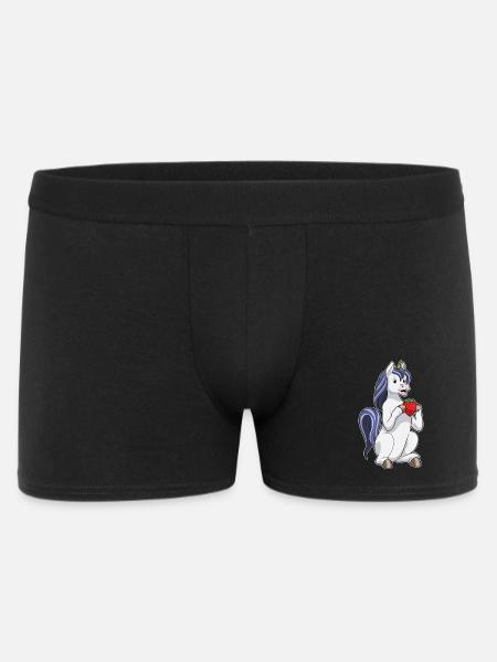 Licorne Fraise - Boxer Homme - noir