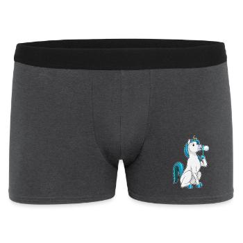 Bulles de savon licorne - Boxer Homme - charbon - Devant