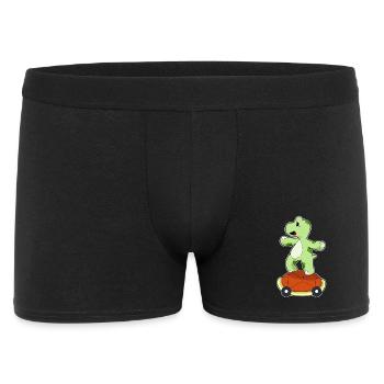 Tortue Skater Skateboard - Boxer Homme - noir - Devant