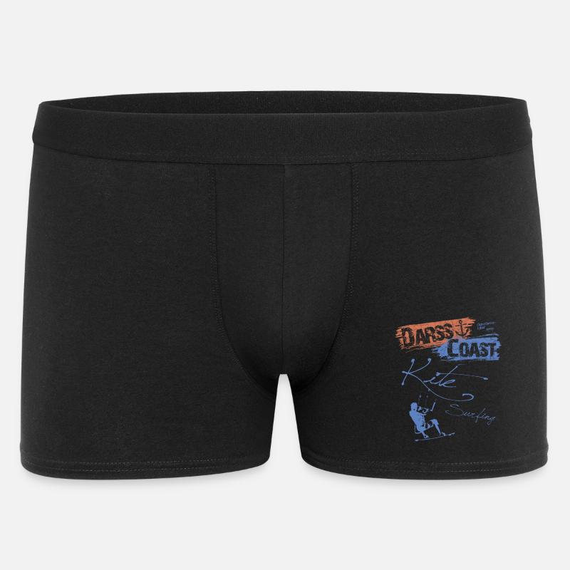 DarssCoast - Kite Surfing - Männer Boxer Shorts - Schwarz