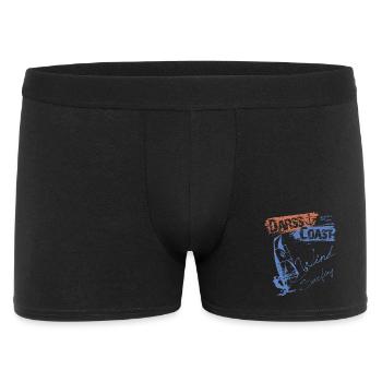 DarssCoast WINDSURFING - SURFER WINDSURFER - Männer Boxer Shorts - Schwarz - Vorne