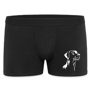 Doberman Head "Black Edition" - Men's Boxer Shorts - black - Front