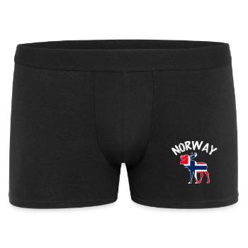 Norwegen - Männer Boxer Shorts - Schwarz - Vorne