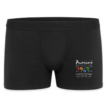 1963 - Men's Boxer Shorts - black - Front