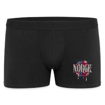Norwegen - Männer Boxer Shorts - Schwarz - Vorne