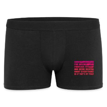 Sorry I'm fabulous - Men's Boxer Shorts - black - Front