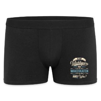 Wakeskate Wakeskating Wakeskater Wakeboard - Männer Boxer Shorts - Schwarz - Vorne