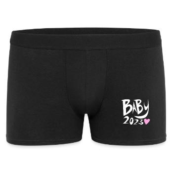 Baby 2023Daughter Pregnant 2023 Pregnancy - Men's Boxer Shorts - black - Front