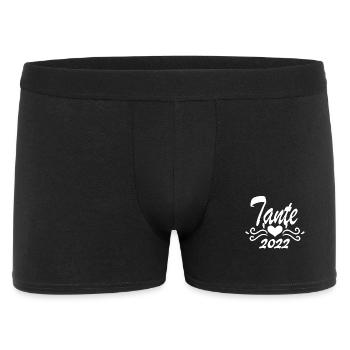 Tante 2022 - Werdende Tante - Tante werden 2033 - Männer Boxer Shorts - Schwarz - Vorne