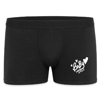 Baby 2023 - Newborn 2023 Baby Gift - Men's Boxer Shorts - black - Front