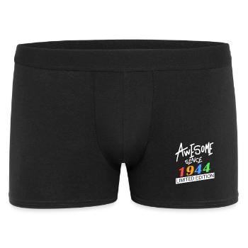 1944 - Jahrgang 1944 - Fantastisch seit 1944 - Männer Boxer Shorts - Schwarz - Vorne