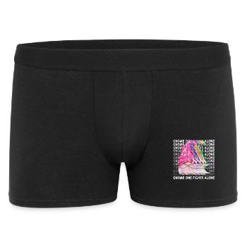 Gnome One Fights Alone Fight Cancer - Men's Boxer Shorts - black - Front