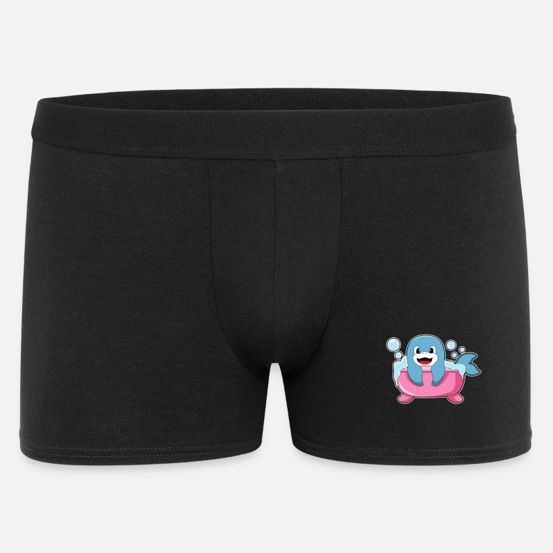 Dauphin dans la baignoire - Boxer Homme - noir