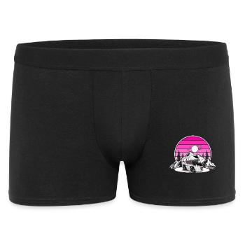 Camping Camper Campen - Boxer Homme - noir - Devant