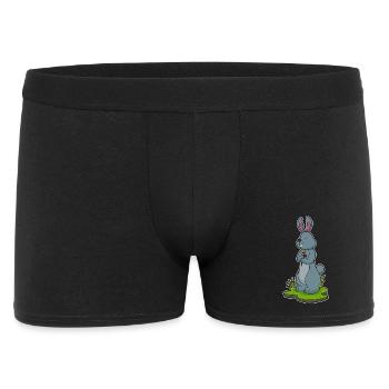 Fleurs de lapin - Boxer Homme - noir - Devant