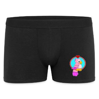 Cœur de perroquet - Boxer Homme - noir - Devant