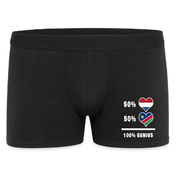 Namibie et Pays-Bas Genius / Cadeau - Boxer Homme - noir - Devant