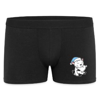 Cat cat breed American Bobtail - Men's Boxer Shorts - black - Front