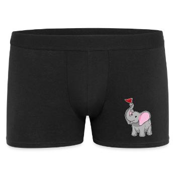 Elephant Flag - Men's Boxer Shorts - black - Front