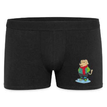 Hund Eislaufen Schlittschuhe - Men's Boxer Shorts - black - Front