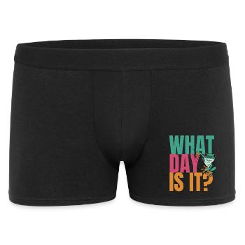 Wednesday my Dudes Day Frog Meme - Men's Boxer Shorts - black - Front