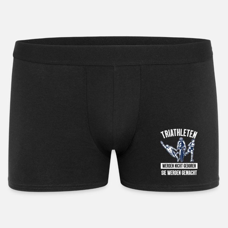 Triathleten Werden Nicht Triathlon - Männer Boxer Shorts - Schwarz