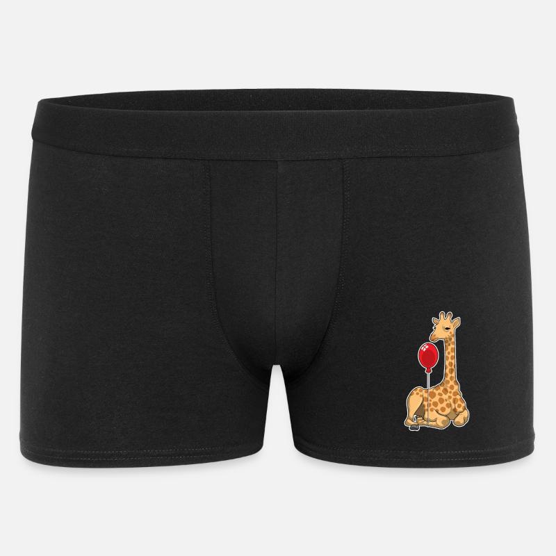 Ballon girafe - Boxer Homme - noir