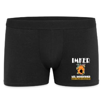 Imker Imkerei Honig Bienen - Männer Boxer Shorts - Schwarz - Vorne