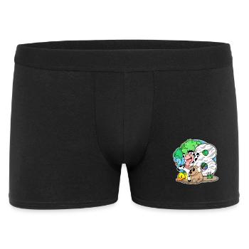 8th birthday Cute animals 8 years old - Men's Boxer Shorts - black - Front