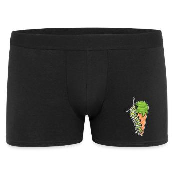Glace gaufrée Chenille - Boxer Homme - noir - Devant