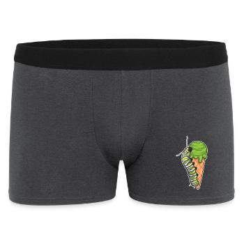 Glace gaufrée Chenille - Boxer Homme - charbon - Devant