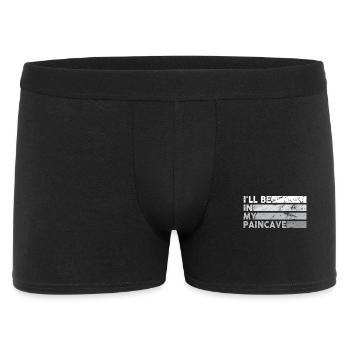 Je serai dans mon triathlon Paincave - Boxer Homme - noir - Devant