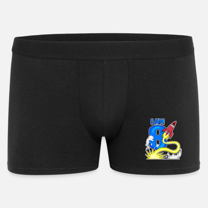 Boy 8 years old - Men's Boxer Shorts - black