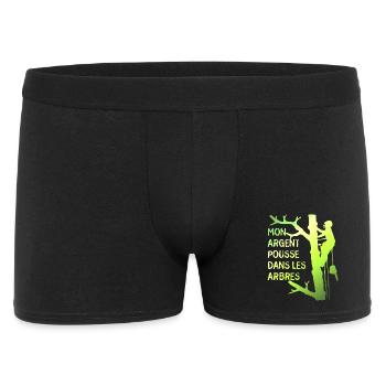 Mon argent pousse dans les arbres pour élagueur - Boxer Homme - noir - Devant