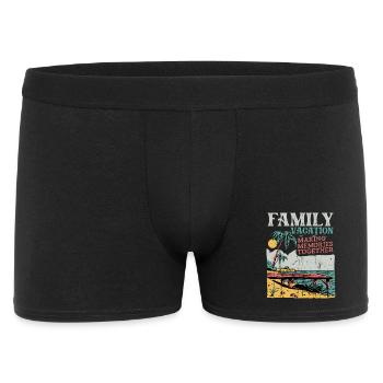 Family Vacation Making Memories Together - Men's Boxer Shorts - black - Front