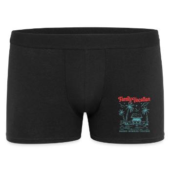 Family Vacation Making Memories Together - Männer Boxer Shorts - Schwarz - Vorne