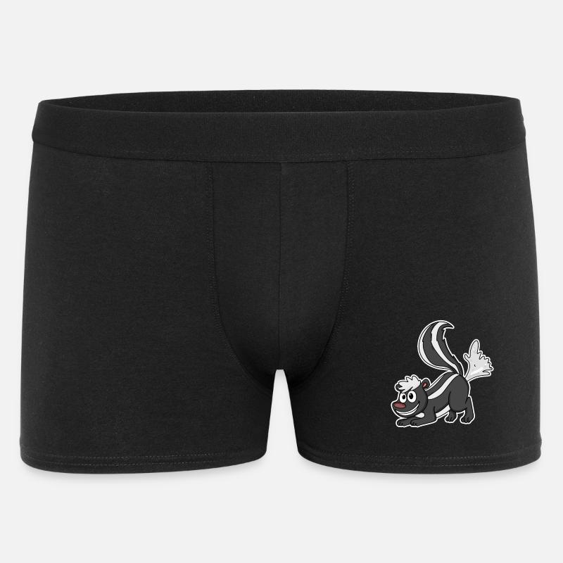 Skunks Stinktier - Männer Boxer Shorts - Schwarz