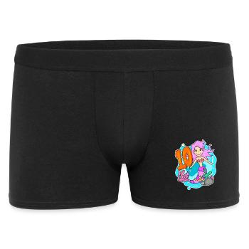 Girl 10 years old 10th birthday mermaid - Men's Boxer Shorts - black - Front