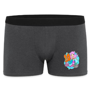 Fille de 10 ans sirène de 10 ans - Boxer Homme - charbon - Devant
