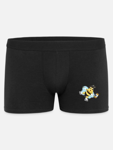 Bee Ice Hockey Sticks - Men's Boxer Shorts - black