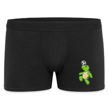 Turtle Football Player Football - Men's Boxer Shorts - black - Front