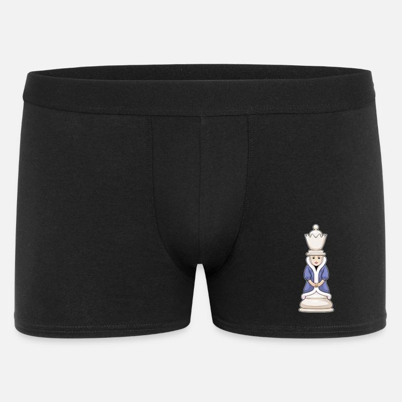 Pièce d’échecs Queen Chess - Boxer Homme - noir