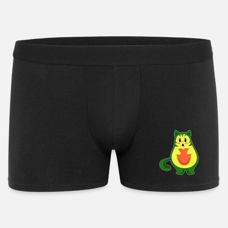 Avocat de chat - Boxer Homme - noir