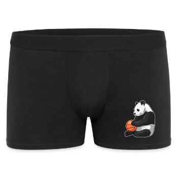 Panda Basketball Player Basketball - Men's Boxer Shorts - black - Front