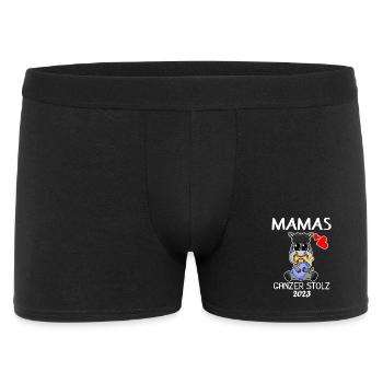 Baby 2023 - Geburt Schwanger 2023 - Baby Junge - Männer Boxer Shorts - Schwarz - Vorne