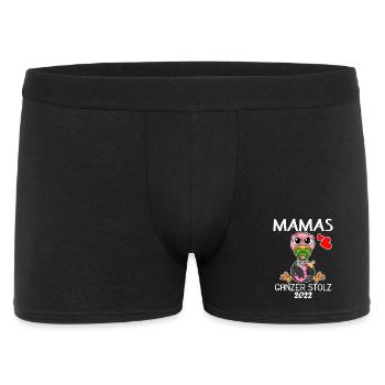 Baby 2022 - Geburt Schwanger 2022 - Baby Tochter - Männer Boxer Shorts - Schwarz - Vorne