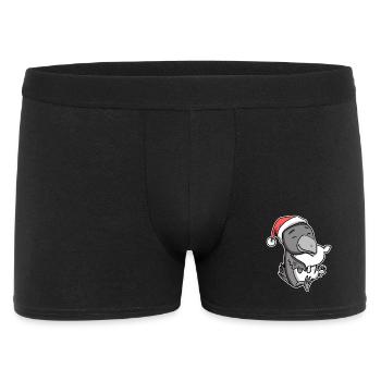 Corbeau Noël Sommeil Sommeil Sommeil Sommeil - Boxer Homme - noir - Devant