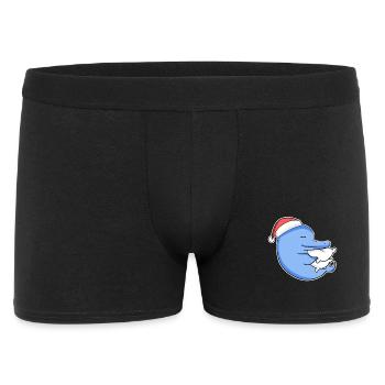 Dauphin Noël Sommeil Sommeil Sommeil Sommeil - Boxer Homme - noir - Devant