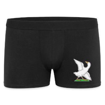 Ente Yoga Fitness Gymnastik - Männer Boxer Shorts - Schwarz - Vorne